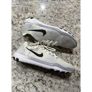 Nike Training Flyknit 2 Nike Free Sneaker White Gray Womens Size 10
